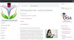 Desktop Screenshot of onlinestudium.de